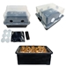 Wholesale Lot Grower's Select Monotub Fruiting Chambers with Filter Disks and Liners (12-Pack) - GS12