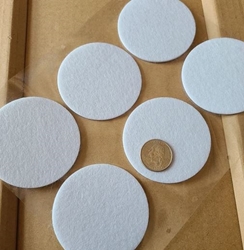 Microppose Monotub Adhesive Filter Disks (6-Pack)  filter disc, 90mm, synthetic filter disk, polyfil,microppose
