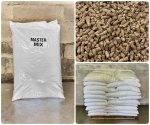 Masters Mix Pellets 40LB Bag (50% Oak 50% Soy Hull) Myco Labs Masters Mix, mushroom substrate, mushroom cultivation, mushroom growing, mushroom substrate mix, oak hardwood substrate, soy hulls substrate, single-pellet substrate, mushroom growing medium, high-quality substrate, bulk mushroom substrate, mushroom growing supplies, mushroom grow kit, Myco Labs, mushroom substrate pellets, 35LB substrate bags, mushroom cultivation supplies, mushroom cultivation substrate