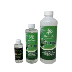 Myco Labs ECO-CLEANSE Anti-Bacteria & Mold Inhibitor Spray Concentrate (Select a Size) Myco Klen Kleanse Mist, non-toxic disinfectant, natural cleaning solution, mycelium-safe cleaner, mushroom-friendly cleanser, ionic bonded sodium, pathogen eliminator, mycology cleaning product, mold prevention, safe mushroom grow, shelf-stable disinfectant, white blood cell chemical, versatile cleansing solution, bacteria-free grow tent, bulk grow mold protection, COVID-19 sanitizer.