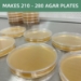 Myco Labs Light Malt Extract (LME) Agar Powder Blend - Makes 200+ Agar Plates 200g (7oz)   - AGP1