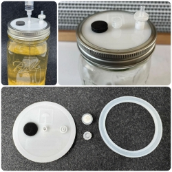Myco Lid Pro™ – The Ultimate Reusable Liquid Culture Jar Lid  liquid culture kit, mushroom growing kit, Midwest liquid culture, spore syringe, liquid mycelium, mushroom cultivation, mycology supplies, high-density filter, injection port, culture jar, spawn bag, substrate jar, pressure sterilized, grow mushrooms, mushroom growing supplies, liquid culture solution, mycelium growth, mycology beginners, mushroom spores, mushroom growing project