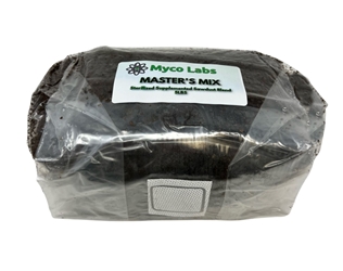 Sterilized Masters Mix Supplemented Sawdust Bag 5 lbs sawdust bag, bulk grow, casing, homestead, grow bags, mushroom grow bags