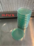 Pre-Poured Sterilized Malt Extract Agar Plates (10-Pack)  agar plates, fungal cultures, malt extract agar plates,malt extract, locust bean gum,yeast extract, high-quality agar, chloramphenicol, mycelium growth, bacterial contamination, freshness, pre-poured plates, white mycelium patches, selective growth, isolation of mold, mushroom growing, mycelium colony,